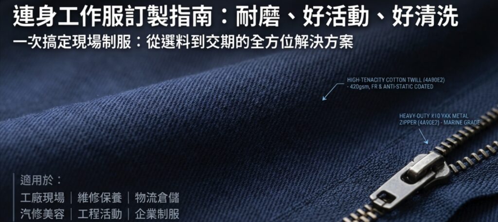 連身工作服訂製指南